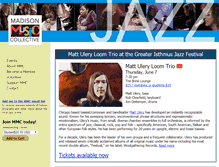 Tablet Screenshot of madisonmusiccollective.org